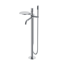 Смеситель для ванны напольный Boheme Stick 129-CRCR.4 фото 