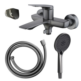 Смеситель для ванны Azario Lursy AZ-K3049GR, графит фото 