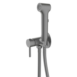 Гигиенический душ Azario Nyons AZ-KFX02GR (со скрытой частью) графит фото 