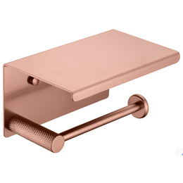 Держатель для туалетной бумаги Boheme Uno 10971-CB, цвет брашированная медь фото 