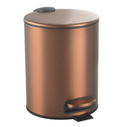 Ведро для мусора с педалью Boheme Uno 10426-BRB, цвет брашированная бронза фото 