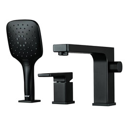 Смеситель для ванны Gappo G1117-6, черный фото 