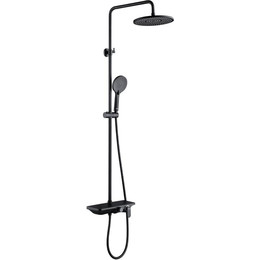 Душевая стойка Gappo G2495-5, черный фото 