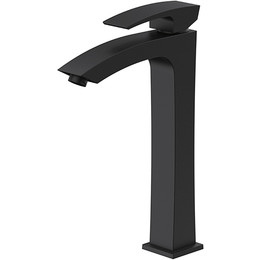 Смеситель для раковины высокий Gappo G1007-16, черный фото 