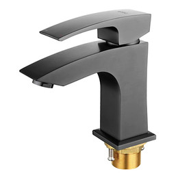 Смеситель для раковины Gappo G07-9 G1007-91, оружейная сталь фото 