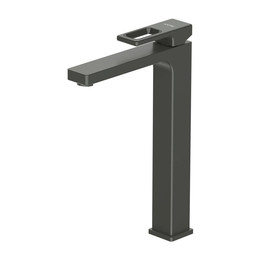 Смеситель для раковины высокий Gappo G1017-92, оружейная сталь фото 