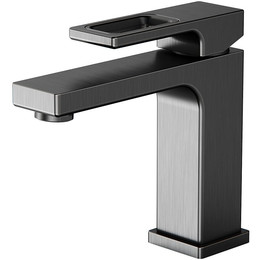 Смеситель для раковины Gappo G1017-9, оружейная сталь фото 