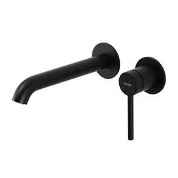 Смеситель для раковины настенный Gappo G06-6 G1206-6, чёрный, Цвет производителя: чёрный фото 