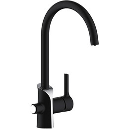 Смеситель для кухни Gappo G4303-6, черный/хром фото 