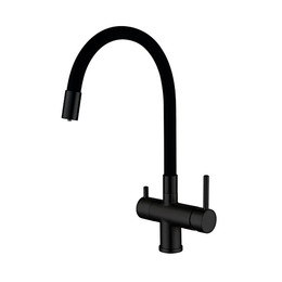 Смеситель для кухни Gappo G4398-36, черный фото 
