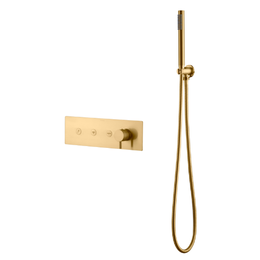 Душевая система для душа Boheme Fusion 130-SYS-MG (со скрытой частью) золото матовое фото 