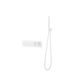 Душевая система для душа с термостатом Boheme Fusion 131-SYS-MW (со скрытой частью) белый фото 