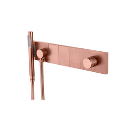 Душевая система для душа Boheme ZODIAC 132-SYS-CB (со скрытой частью) брашированная медь фото 