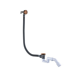 Сифон для ванны Boheme 631-BRB Click-Clack, брашированная бронза фото 