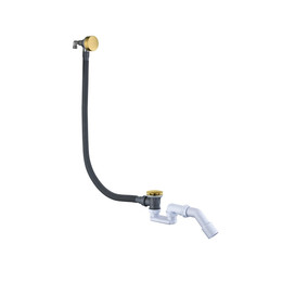 Сифон для ванны Boheme 631-MG Click-Clack, золото матовое фото 