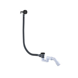 Сифон для ванны Boheme 631-SGM Click-Clack, графит глянец фото 