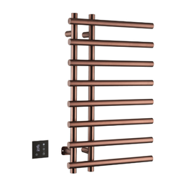 Полотенцесушитель электрический Boheme Uno 500x800 мм 722-CB (скрытое подключение слева) брашированная медь фото 