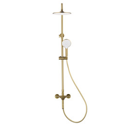 Душевая стойка Wonzon & Woghand Click WW-N3S962-BG, золото брашированное фото 