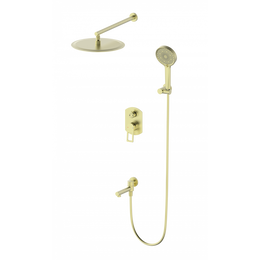 Душевая система для ванны Wonzon & Woghand Frame WW-88939010-BG, золото брашированное фото 