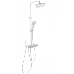Душевая стойка с термостатом Wonzon & Woghand Muse WW-B3580-MW, белый матовый фото 