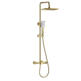 Душевая стойка Wonzon & Woghand WW-AE33110-BG, золото брашированное фото 