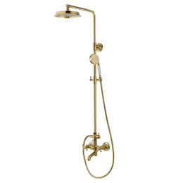 Душевая стойка Wonzon & Woghand Retro WW-88739020-BG, золото брашированное фото 