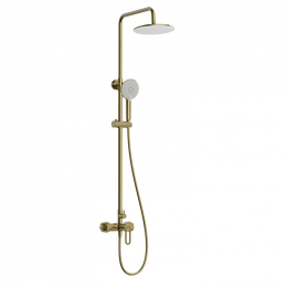 Душевая стойка Wonzon & Woghand WW-B2166-A-BG, золото брашированное фото 