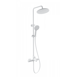 Душевая стойка с термостатом Wonzon & Woghand Solid WW-C3011-A-MW, белый матовый фото 