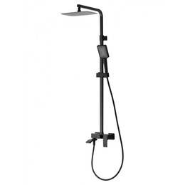 Душевая стойка Wonzon & Woghand Fit WW-88739009-MB, чёрный матовый фото 