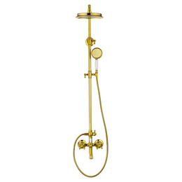 Душевая стойка Wonzon & Woghand Retro WW-88739020-PG, золото глянцевое фото 