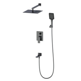 Душевая система для ванны Wonzon & Woghand Edge WW-88939003-BGM, тёмный графит брашированный фото 