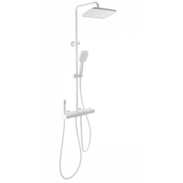 Душевая стойка с термостатом Wonzon & Woghand Muse WW-B4129-MW, белый матовый фото 