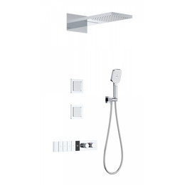 Душевая система для душа с термостатом Wonzon & Woghand WW-D4538-A-CR фото 