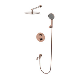 Душевая система для ванны Wonzon & Woghand Stick WW-88929010-RG, розовое золото фото 