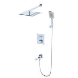 Душевая система для ванны с термостатом Wonzon & Woghand WW-88929003-CR фото 