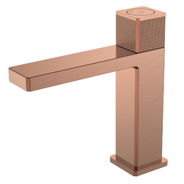 Смеситель для раковины электронный Boheme Quad 159-CB, брашированная медь фото 