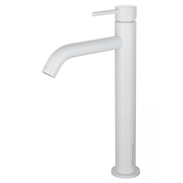 Смеситель для раковины высокий Wonzon & Woghand WW-H1062-MW, белый фото 