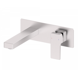 Смеситель для раковины настенный Wonzon & Woghand Cube 2.0 WW-88869068-BN (со скрытой частью) никель фото 