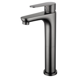 Смеситель для раковины высокий Wonzon & Woghand Alfa WW-A40232-BGG, тёмный графит фото 