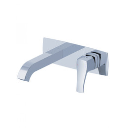 Смеситель для раковины настенный Wonzon & Woghand Flex WW-88869072-CR (со скрытой частью) фото 