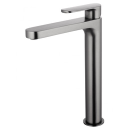 Смеситель для раковины высокий Wonzon & Woghand WW-H1034-BGG, тёмный графит фото 