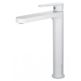 Смеситель для раковины высокий Wonzon & Woghand WW-H1034-MW, белый фото 