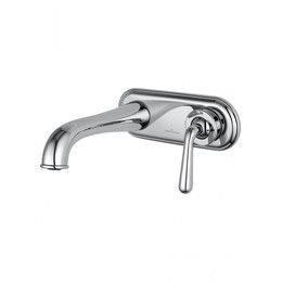 Смеситель для раковины настенный Wonzon & Woghand Steam WW-88869008-CR (со скрытой частью) фото 