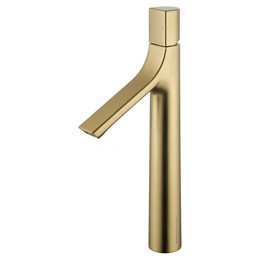 Смеситель для раковины высокий Wonzon & Woghand The one WW-H1011-BG, золото фото 