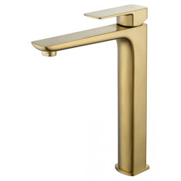 Смеситель для раковины высокий Wonzon & Woghand Edge WW-88239003-BG, золото фото 