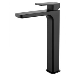 Смеситель для раковины высокий Wonzon & Woghand Arnie WW-691104-MB, чёрный фото 