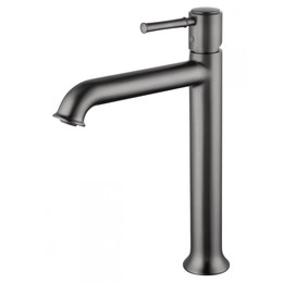 Смеситель для раковины высокий Wonzon & Woghand Tor WW-88019073-BGM, тёмный графит фото 