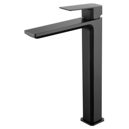 Смеситель для раковины высокий Wonzon & Woghand Diamond WW-88239011-MB, чёрный фото 