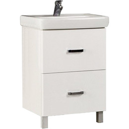 Тумба напольная с раковиной Акватон Америна 80Н см 1A1694K1AM010, белый фото 