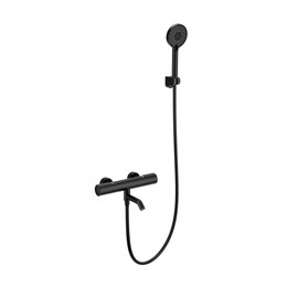 Смесители для ванны с термостатом Wonzon & Woghand Inn WW-A2006-A1-MB, чёрный фото 